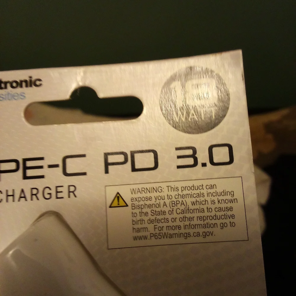 Electric Necessities 10 Watt Type-C PD 3.0 Car Charger Never opened